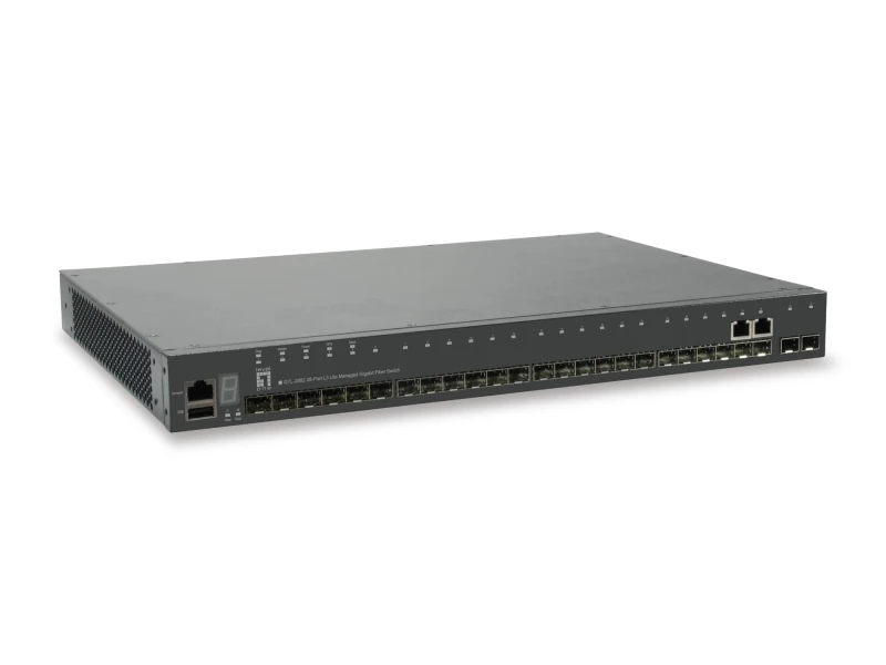 Image of LevelOne KILBY 28-Port Stackable L3 Lite Managed Gigabit Fiber Optic S