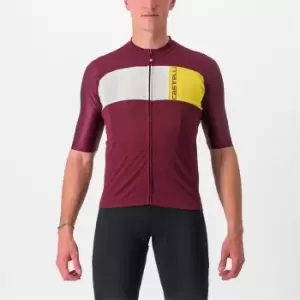 Image of Castelli Prologo 7 Short Sleeve Jersey - Red
