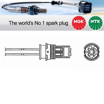 Image of 1x NGK NTK Oxygen O2 Lambda Sensor OZA659-EE55 OZA659EE55 (7860)