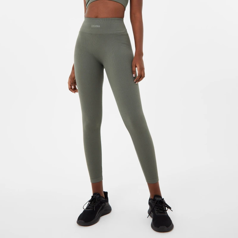 Image of USA Pro x Sophie Habboo Heart Shaped Waistband Legging - Green Green 8