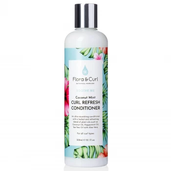 image of Flora & Curl Coconut Mint Curl Refresh Conditioner 300ml