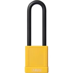 74/40HB75 40MM Aluminium Padlock 1-KEY 75MM Long Shackle Yellow