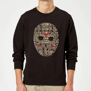 Image of Friday the 13th Mask Sweatshirt - Black - 5XL
