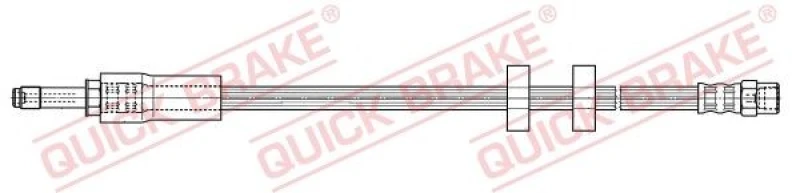 Image of QUICK BRAKE Brake hose QUICK BRAKE 35.901