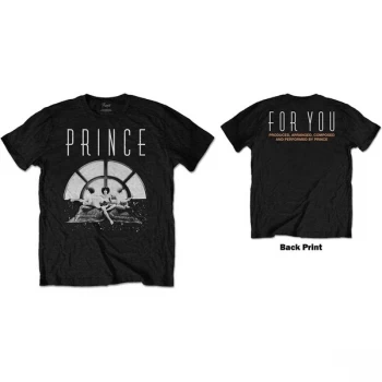 image of Prince - For You Triple Mens Medium T-Shirt - Black