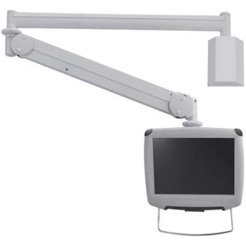 image of Neomounts by Newstar FPMA-HAW100HC 1x Monitor wall mount 25,4cm (10) - 76,2cm (30) Height-adjustable, Tiltable, Swivelling