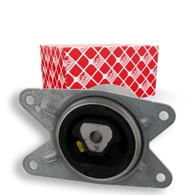 Image of FEBI BILSTEIN 15636 Engine mount Left Front, Rubber-Metal Mount Elastomer Engine Mounting (247)