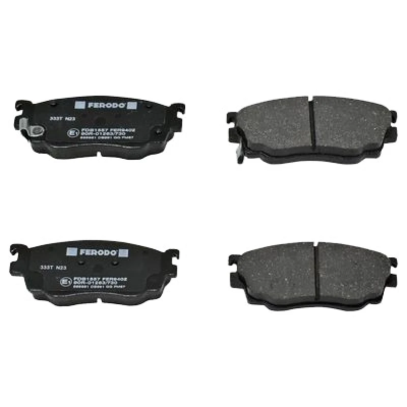 Image of FERODO FDB1557 Brake pad set with acoustic wear warning, without accessories Brake Pad Set,disc brake (402)