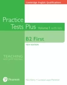 Image of Cambridge English Qualifications: B2 First Practice Tests Plus Volume 1 with key