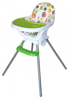 image of BeBe Style 3 in 1 Highchair Green