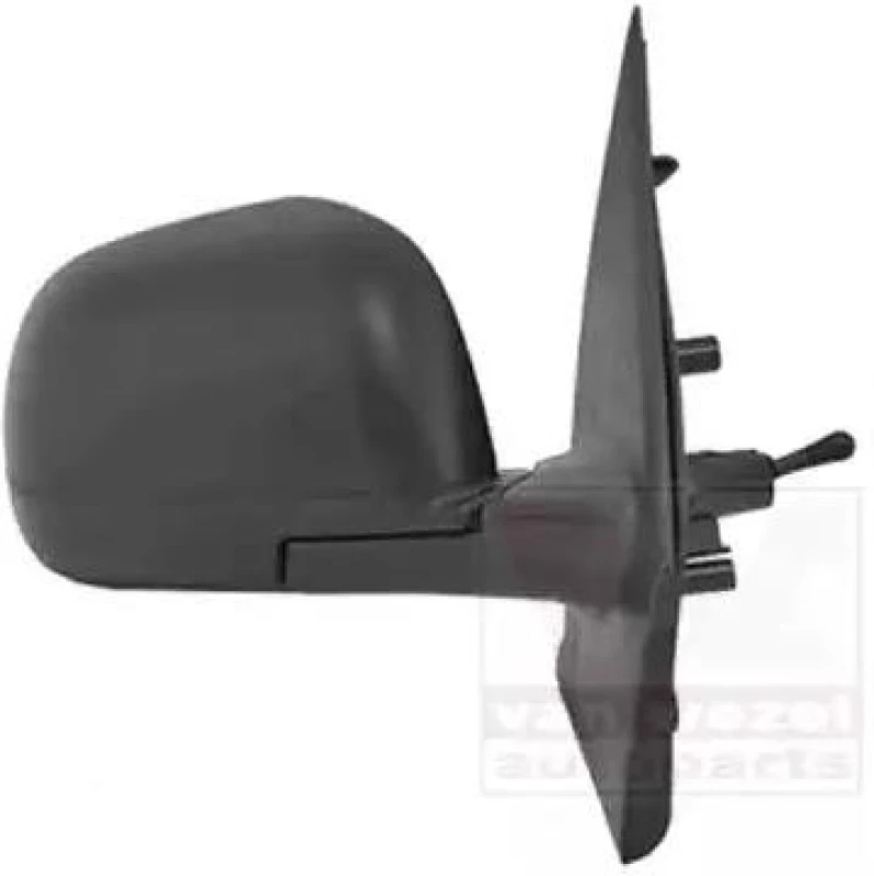 Image of VAN WEZEL 1566804 Wing mirror * HAGUS * Right, black, Control: cable pull Outside Mirror (50)