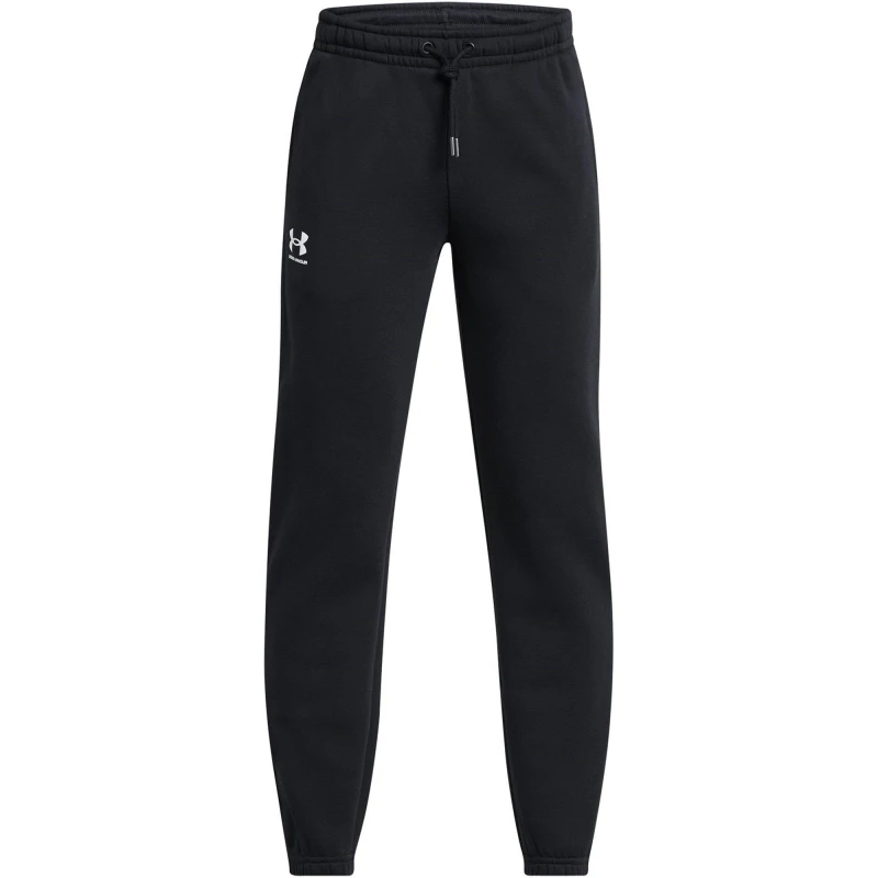 Image of Under Armour Kids Tape Closed Hem Fleece Jogger Black male 7-8 (S)