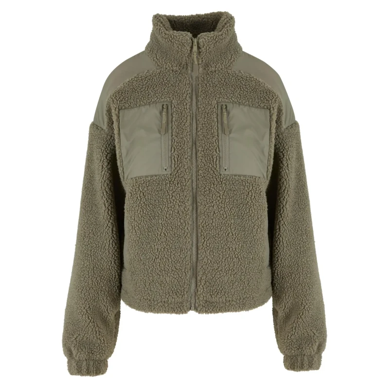 Image of Urban Classics Womens fleece Urban Classics Sherpa Vert Female S