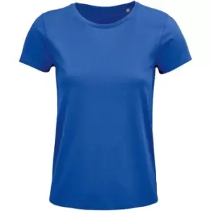 Image of SOLS Womens/Ladies Crusader Organic T-Shirt (3XL) (Royal Blue)
