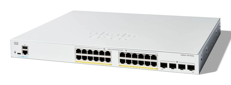 Image of Cisco Catalyst 1200 24p GE Full PoE 4x1G SFP C1200-24FP-4G
