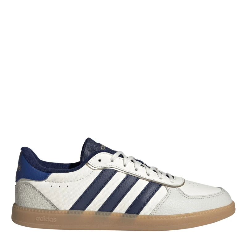 Image of adidas Womens Breaknet Casual Low-Top Trainers White/Blue female 7 (40.7)