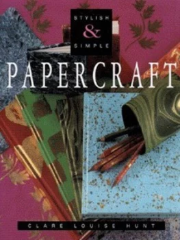 Image of Papercraft by Clare Louise Hunt Hardback