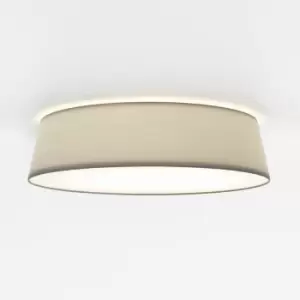 Image of Taiko Cylindrical 40cm Bowl Ceiling Light, Putty Fabric