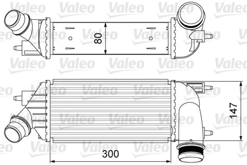 Image of Intercooler VALEO 818583