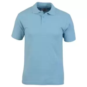 Image of Absolute Apparel Mens Pioneer Polo (2XL) (Light Blue)