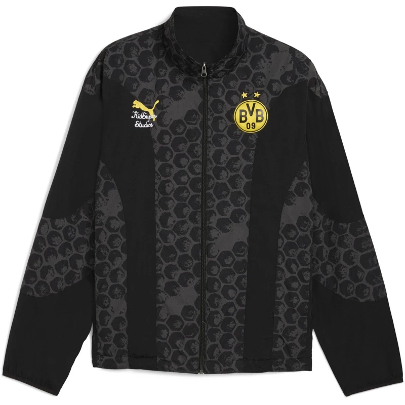 Image of Puma Puma BVB Rvrse Jkt Black/Yellow male S
