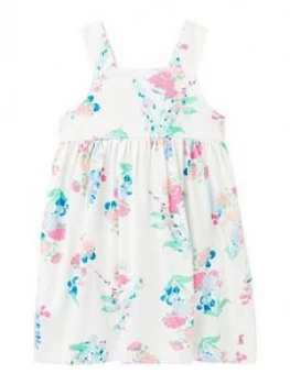 Joules Toddler Girls Bethany Floral Sundress - White, Size 6 Years, Women