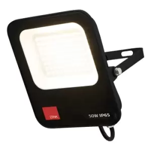 image of Zink REINA LED Slimline Floodlight 50W Daylight Black