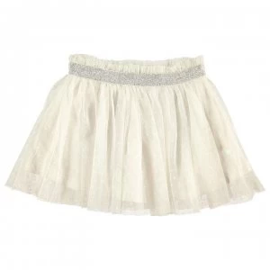 image of Benetton Junior Girls Tulle Skirt - White