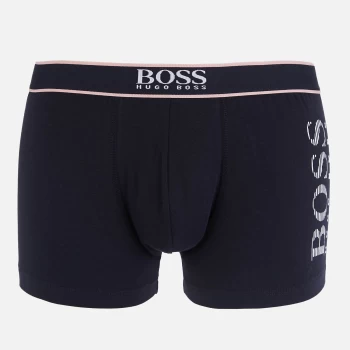 image of Hugo Boss 24 Logo Boxer Trunks Navy Size M Men