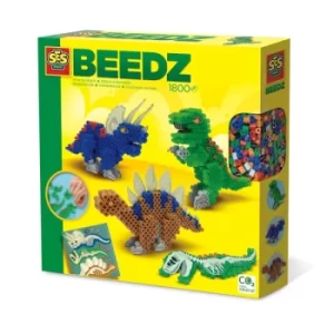 image of SES CREATIVE Dinos Iron-on Beads Mosaic Set, 5 Years or Above (06262)