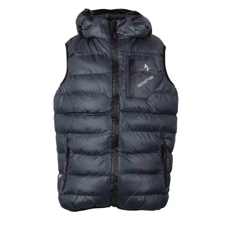 Image of Peak Mountain Children's Peak Mountain Ecarti Ski Puffer Vest Noir Male 5 ans ECARTI/3-8/YL/B-CARBONNE