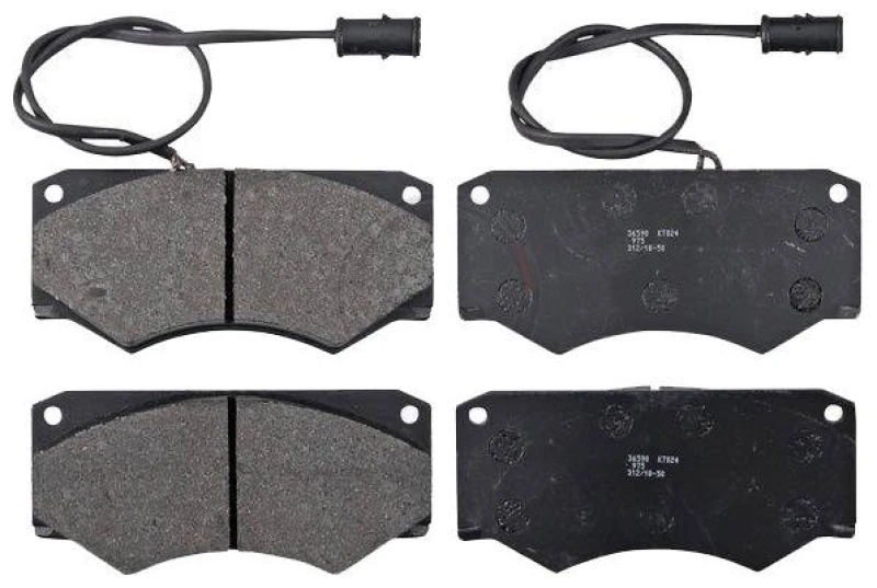 Image of A.B.S. 36590 Brake pad set with integrated wear sensor Brake Pad Set,disc brake (402)