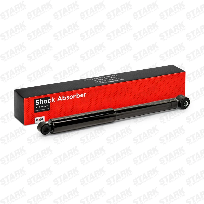 Image of STARK SKSA-0131158 Shock absorber Rear Axle, Gas Pressure, Twin-Tube, Telescopic Shock Absorber, Bottom eye Shock Absorber (854)