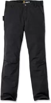 Image of Carhartt Straight Fit Double Front Pants, black, Size 30, black, Size 30