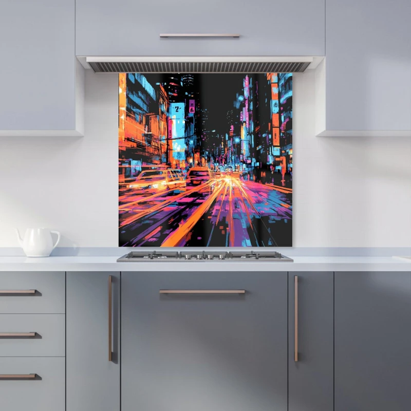 Image of Designer Kitchen Splashbacks Dante Mercer: 00029 Kitchen Splashback Size: 700mm x 650mm Multicolor Unisex 700mm x 650mm