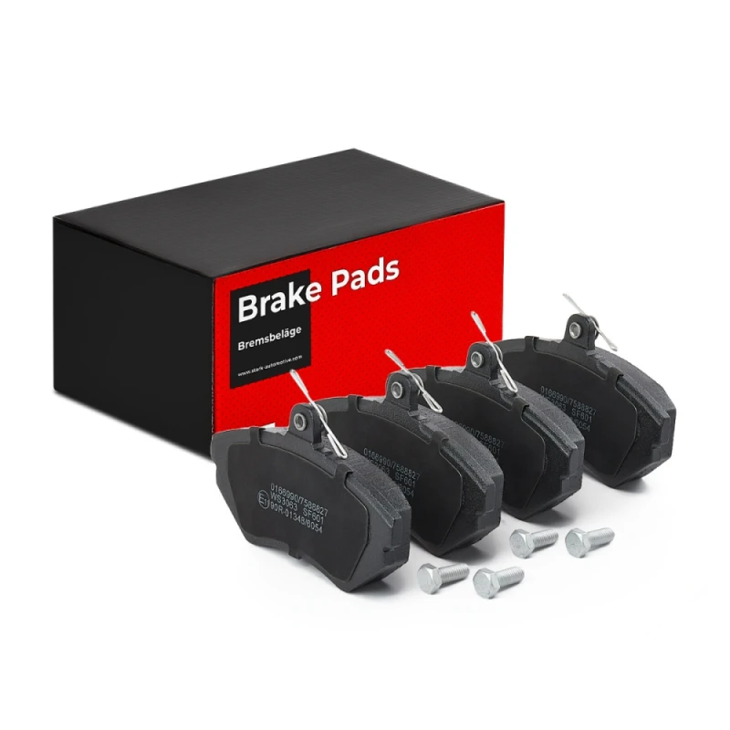 Image of STARK SKBP-0010133 Brake pad set Front Axle, without integrated wear sensor, with spring, with anti-squeak plate Brake Pad Set,disc brake (402)