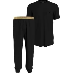 Image of Calvin Klein S/S Jogger Set - Black