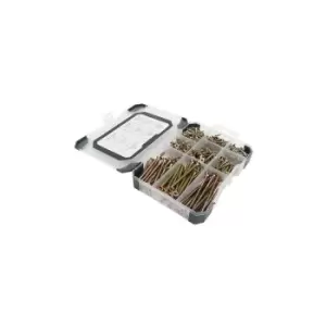Image of Timco Countersunk Gold Woodscrews Mixed Tray (340 Pieces)