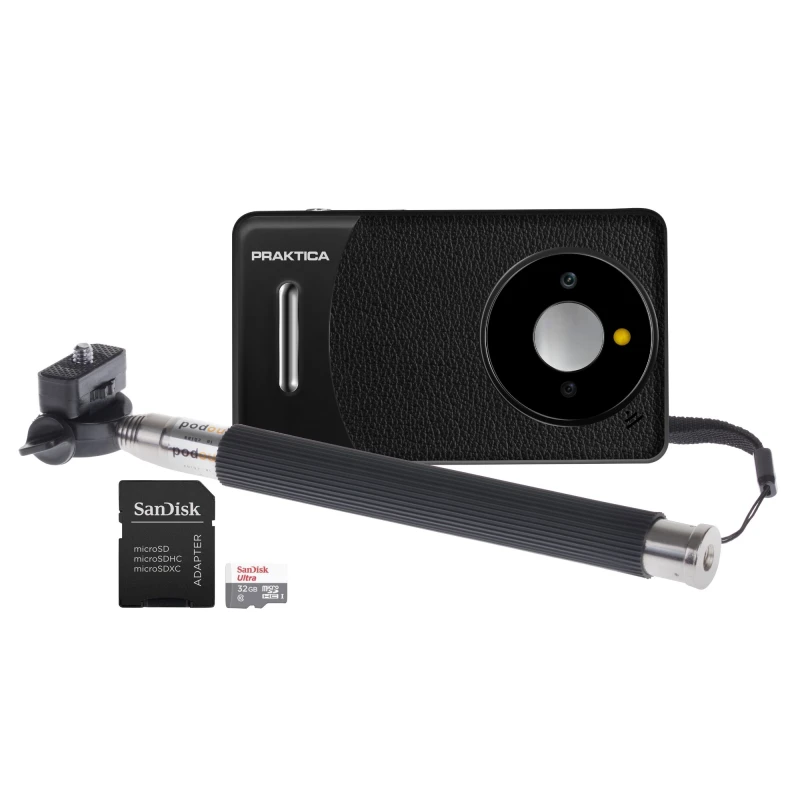 Image of Praktica DZ13 Compact Digital Camera - Camera + SanDisk 32GB MicroSD C