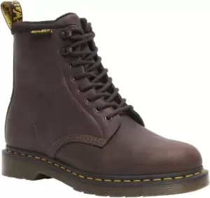 Image of Dr. Martens 1460 Pascal - Dark Brown Valor Laced Boots brown
