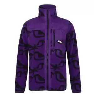 Image of No Fear Fleece Jacket - Purple