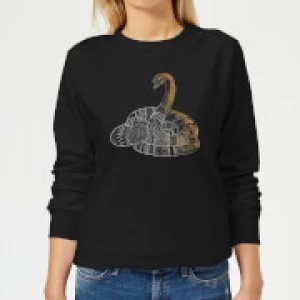 image of Fantastic Beasts Tribal Nagini Womens Sweatshirt - Black