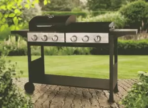 Image of Tower Goucho Gas Bbq Grill With Plancha - Black
