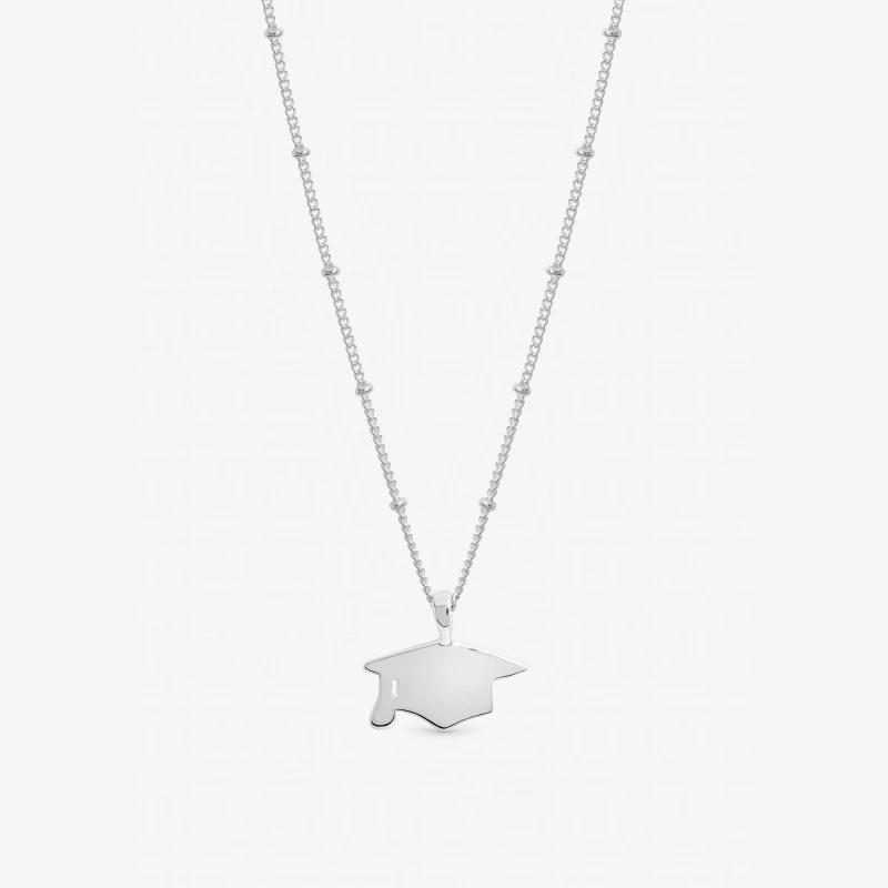 Image of Inicio Silver Plated Graduation Pendant - Gift Pouch Silver female One Size