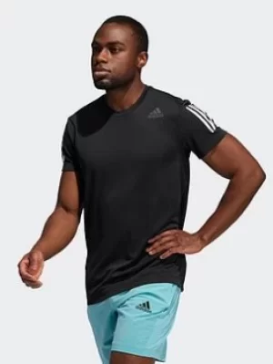 Image of adidas Heat.rdy Warrior T-Shirt, Blue Size M Men