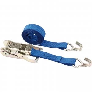 Image of Draper Heavy Duty Ratcheting Tie Down Straps 25mm 3m 250kg