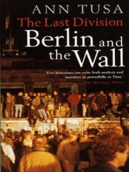 Image of The Last Division by Ann Tusa Book