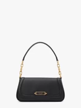 image of Kate Spade Gramercy Small Flap Shoulder Bag, Black, One Size