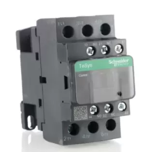 image of Schneider Electric TeSys D LC1D 3 Pole Contactor - 32 A, 110 V ac Coil, 3NO, 15 kW