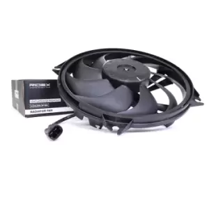 Image of RIDEX Cooling Fan 508R0006 Radiator Fan,Fan, radiator FIAT,PEUGEOT,CITROEN,Scudo (270_, 272_),Scudo Kastenwagen (270_, 272_),Ulysse (179_)